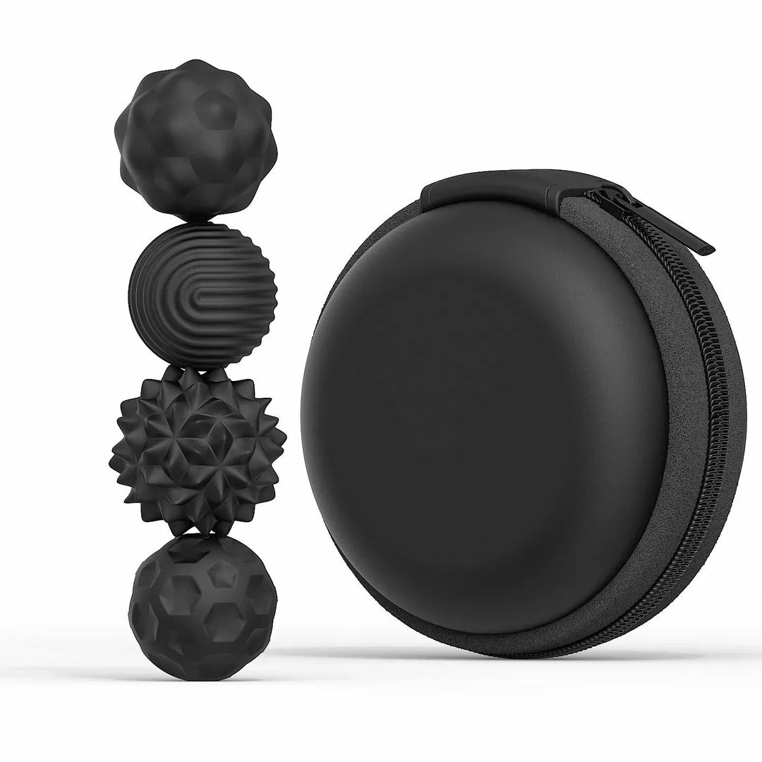 Anti-Stress Balls Set | Silicone Squeeze Balls for Hand Relaxation &amp; Grip Strength | Silent, Compact &amp; Pocket-Friendly 4