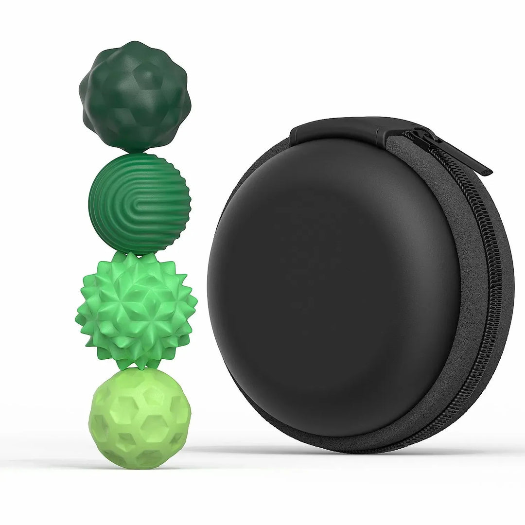 Anti-Stress Balls Set | Silicone Squeeze Balls for Hand Relaxation &amp; Grip Strength | Silent, Compact &amp; Pocket-Friendly 6