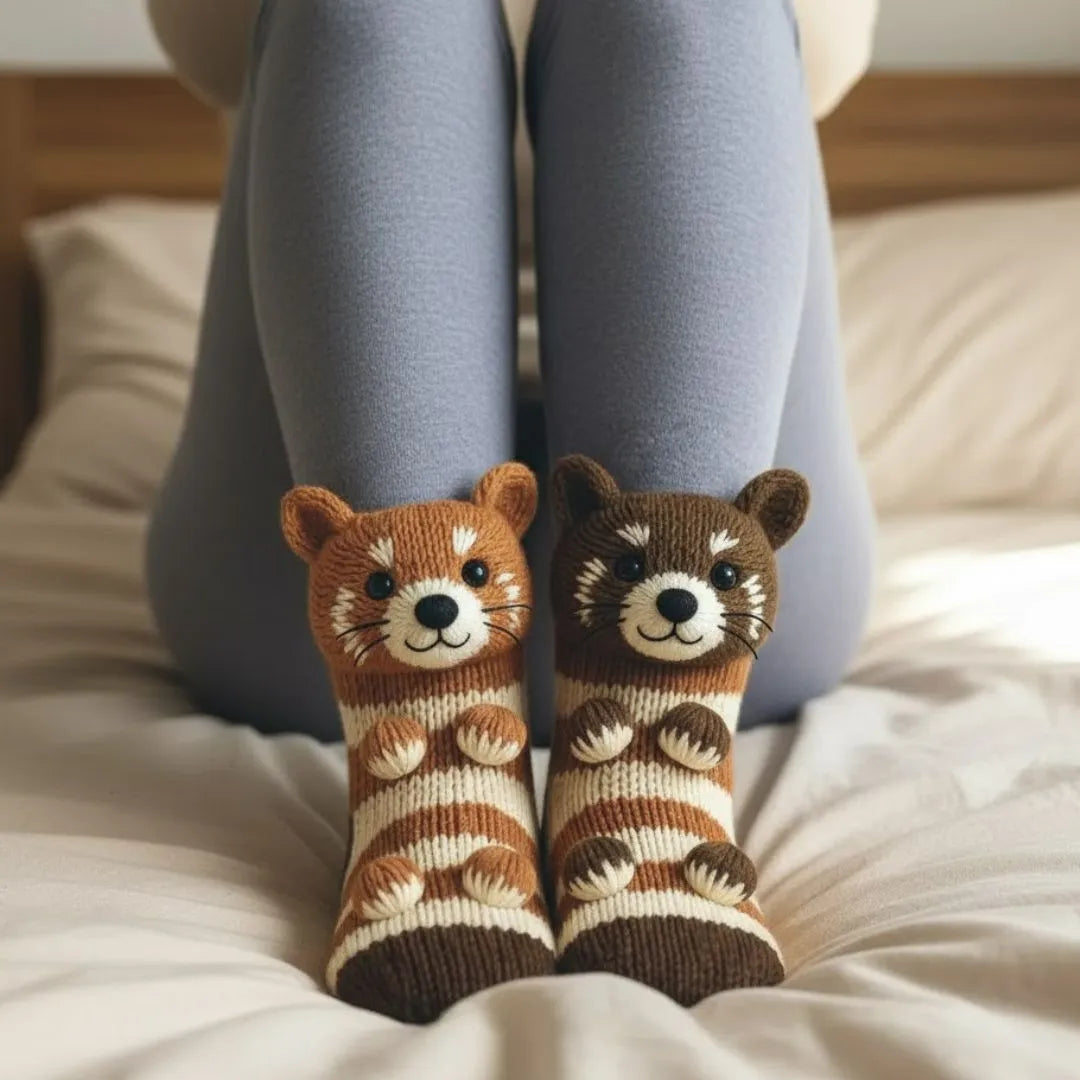 Animal Print Socks | Warm &amp; Cosy Comfort 5