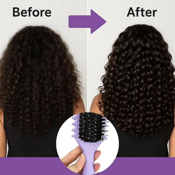 Anti-Frizz Detangling Hairbrush | Flexible Bristles for Pain-Free Brushing | Reduces Static for Smooth, Shiny Hair 5