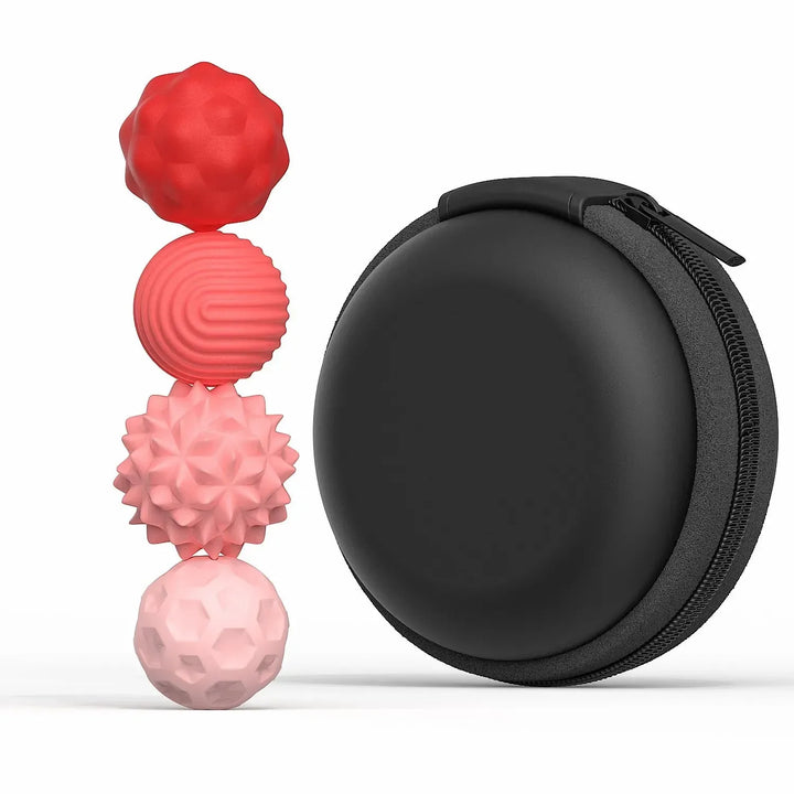 Anti-Stress Balls Set | Silicone Squeeze Balls for Hand Relaxation &amp; Grip Strength | Silent, Compact &amp; Pocket-Friendly 5