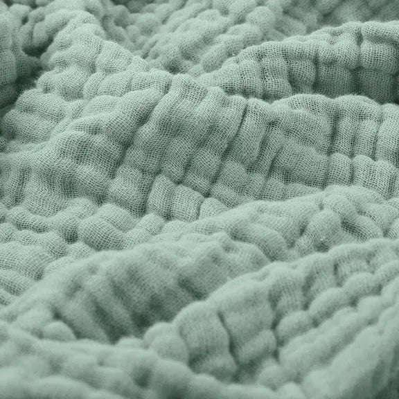 Muslin Cotton Throw Blanket | Soft Breathable Lightweight Weave | Hypoallergenic, Machine Washable, All-Season Comfort 2
