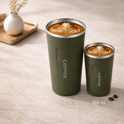 Thermal Mug with Digital Temperature Display | Leak-Proof Stainless Steel Travel Cup