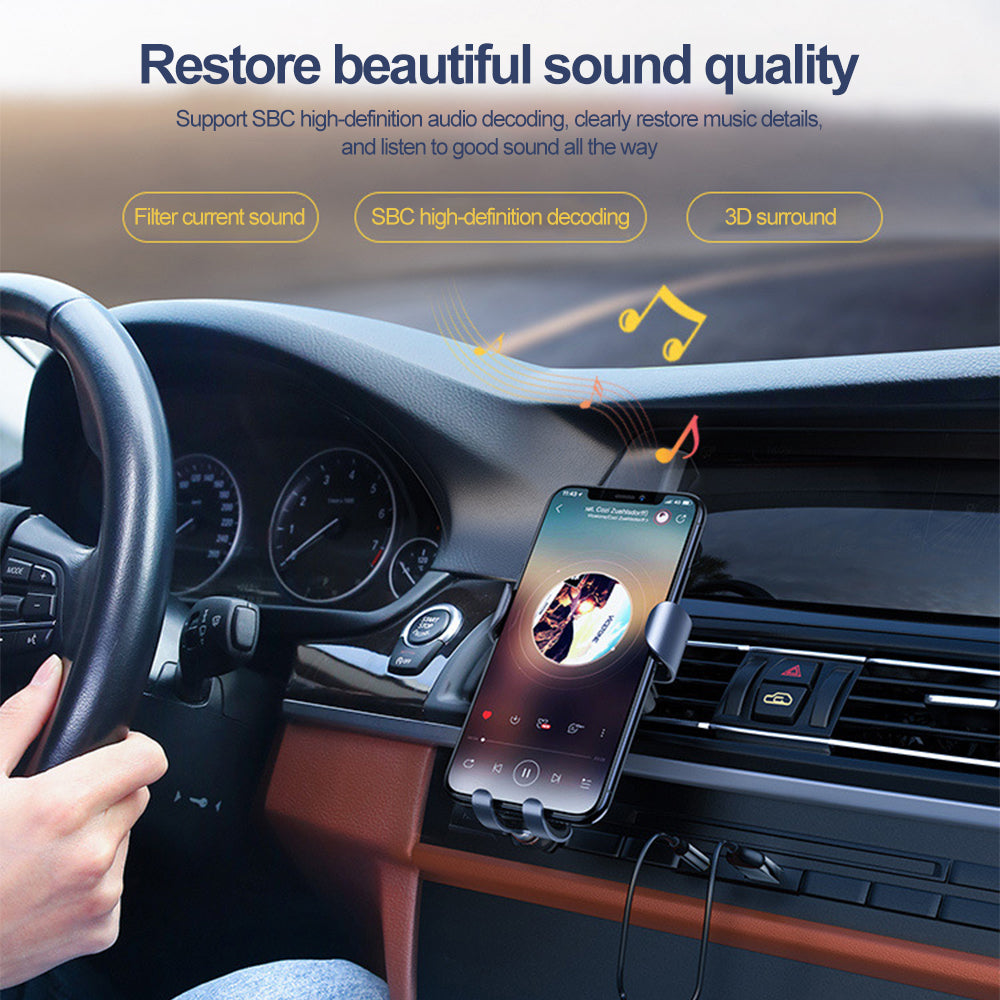 Bluetooth Aux Adapter Bluetooth 5.3 | Stable 10m Range & Auto-Reconnect | Zinc Alloy Build with 5-Device Memory 2