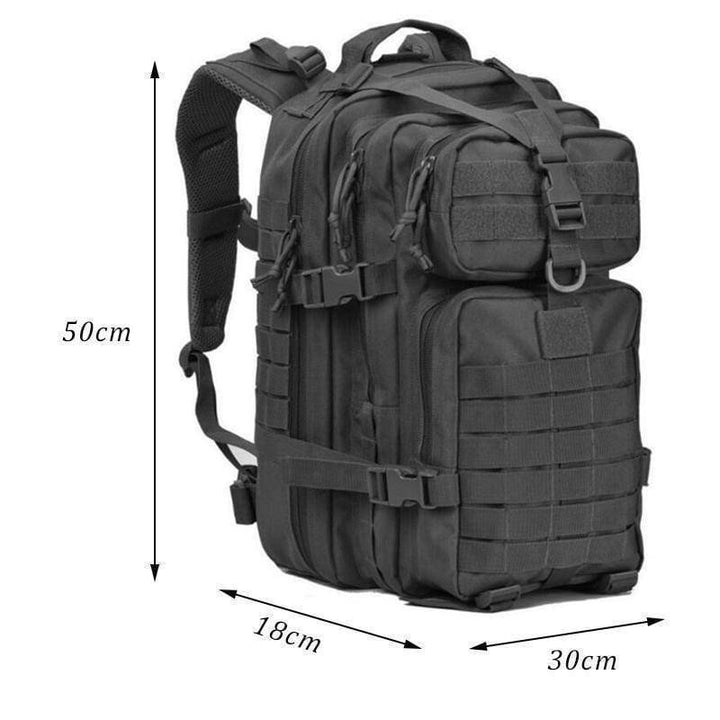 Tactical Assault Backpack 40L | Molle Webbing, Hydration Ready, Compression Straps | 600x600D Polyester Construction 4