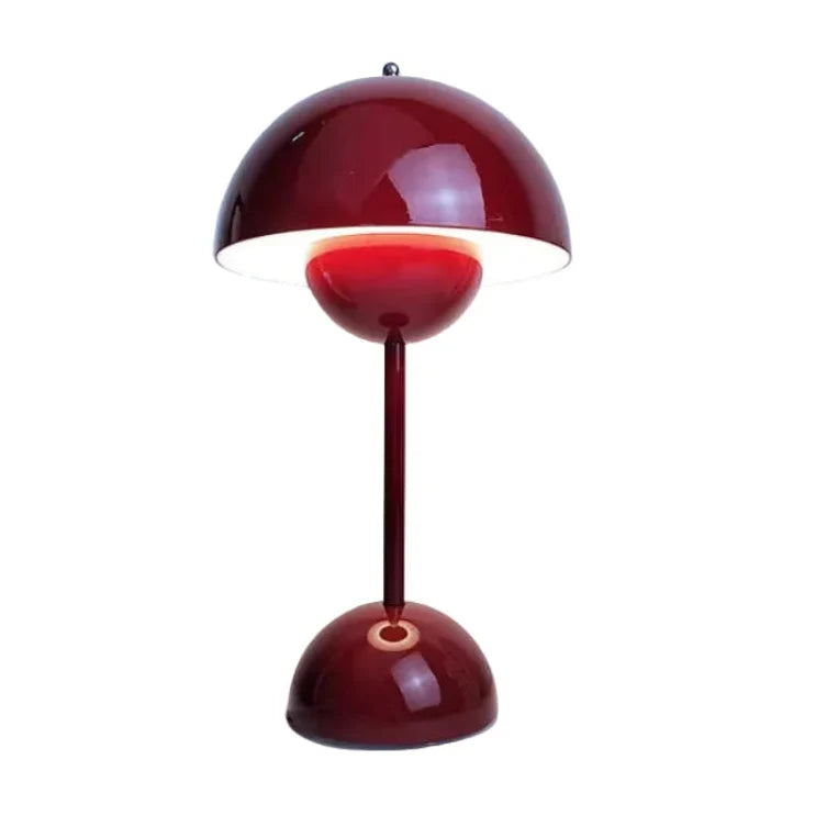 Cordless Touch Table Lamp 25 cm | Retro Style, Touch-Dimming Base | 3 Brightness Levels, Battery-Powered, No Cables 15