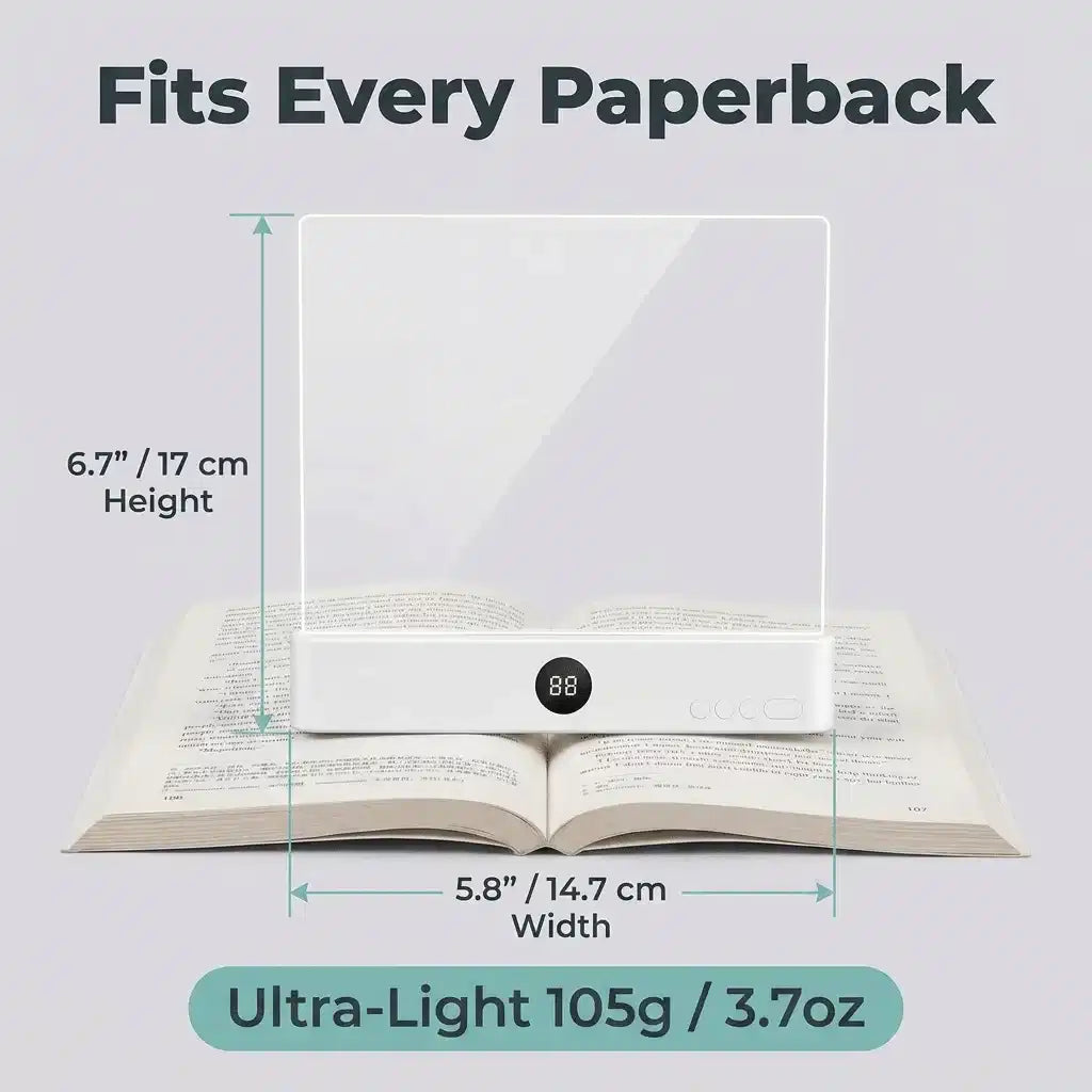 Bedside Reading Light | Focused Beam Keeps Partner in the Dark | Flicker-Free Panel with Micro-Etched Lens for Shadow-Free Clarity 8