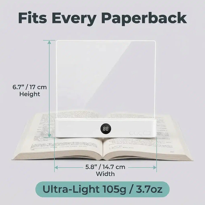 Bedside Reading Light | Focused Beam Keeps Partner in the Dark | Flicker-Free Panel with Micro-Etched Lens for Shadow-Free Clarity 8